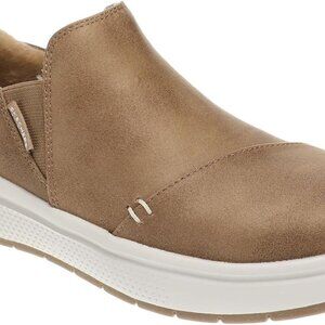 Women's Slip-on Sneakers Faux Leather 8 Vegan Memory Foam Casual Comfort